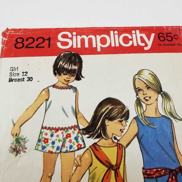 60s Simplicity Sewing Pattern 8221 Child’s Jumper - Picture 7 of 9